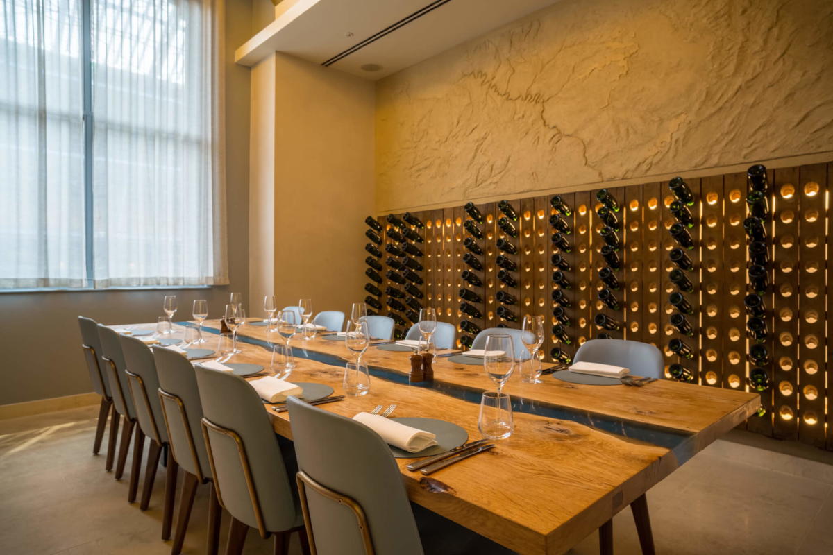 Tasting Room Private Dining Room St Pancras by Searcys