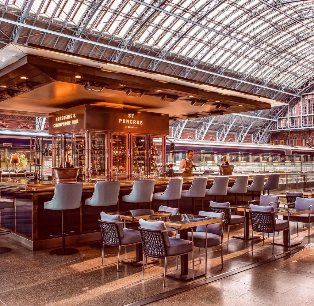 St Pancras Champagne Bar by Searcys reopens for May Searcys