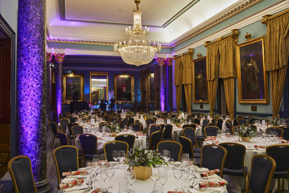 a Christmas party at 116 Pall Mall